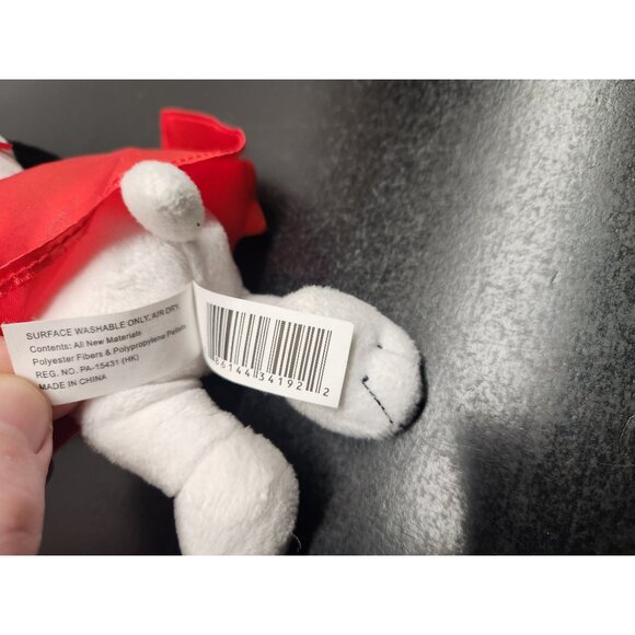 Superhero Snoopy Plush Toy With Red Mask & Cape Peanuts Just Play 2016 - Picture 7 of 10